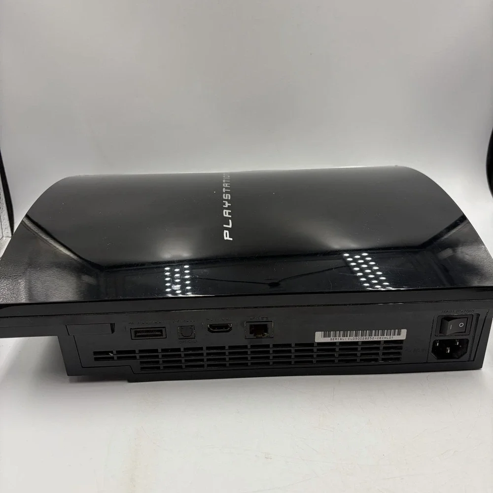 Sony PlayStation 3 CECHL01 Black Fat 80 GB Console + Power Cable Only